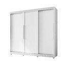 Ver imagem 1 de Guarda-Roupa Casal Veneto com 3 Portas Móveis Lanza Branco