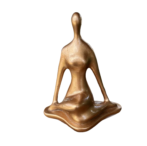 Yoga Sabedoria - 19 Cm Escultura Artesanal - Decoração - 5