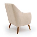 Ver imagem 5 de Poltrona para Sala de Jantar 86cm 76cm X 73cm Bege