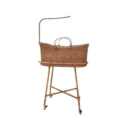 Berço de Junco Natural Moisés Rl - Bamboo Style Berço Moisés Rl