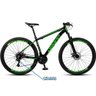 Bicicleta Aro 29 Dropp Sw 24 Vel Câmbio Shimano Quadro Alumínio Mtb Preto+verde - 2