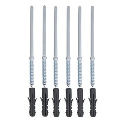 Kit 3 Prateleiras 40 x 20cm Vermelha Suporte Invisível - 6