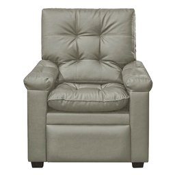 Poltrona do Papai Reclinável Imperador para Sala de Tv Cinema Facto Bege Areia - Sofa Store - 6