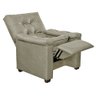 Poltrona do Papai Reclinável Imperador para Sala de Tv Cinema Facto Bege Areia - Sofa Store - 5