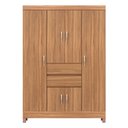 Ver imagem 3 de Guarda Roupa Ecom Ii em Mdp com 6 Portas 2 Gavetas Demobile