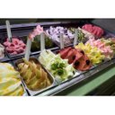 Ver imagem 2 de Kit 18 Espátula Sorvete Italiano Gelato Açai Inox 28 Cm Cabo Branco