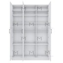 Ver imagem 4 de ARMÁRIO ORGANIZADOR 3 PORTAS COM DIVISÓRIAS A 2,15 M443.B (CASA) MUNDI MOVEIS