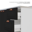 Ver imagem 7 de Cozinha 5 Peças com Rodapé Pérola Yescasa