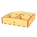 Ver imagem 4 de Porta Guardanapo e Sachê em MDF - Kit 10 Unidades