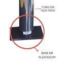 Ver imagem 6 de Kit Suporte Porta Copo Quadrado + Lixeira Inox Água 200ml