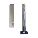 Ver imagem 1 de Kit Suporte Porta Copo Quadrado + Lixeira Inox Água 200ml