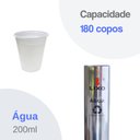 Ver imagem 3 de Kit Suporte Porta Copo Quadrado + Lixeira Inox Água 200ml