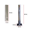 Ver imagem 2 de Kit Suporte Porta Copo Quadrado + Lixeira Inox Água 200ml