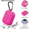 Lerobo Capa para Airpods Pro com Mosquetão (rosa) - 4