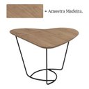Ver imagem 5 de Mesa De Centro Organica Coraçao Amendoa Base Metal Preto Nacc
