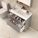 Ver imagem 2 de Conjunto Teodora 78cm com Pés Lavatório Jade - Fabribam Catedral/avelã