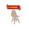 Cadeira Quarto Penteadeira Moderna Charles Eames Eiffel Pés Madeira - 2