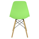 Ver imagem 5 de Kit 8 Cadeiras Charles Eames Eiffel Wood Design Verde Claro