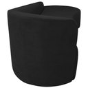Ver imagem 2 de Kit Sofá Curvo França 180cm Ld. e 2 Poltronas Luiza Max Conforto, Bouclé Preto
