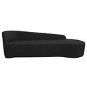 Ver imagem 4 de Kit Sofá Curvo França 180cm Ld. e 2 Poltronas Luiza Max Conforto, Bouclé Preto