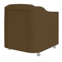 Ver imagem 4 de Kit 2 Poltrona Decorativa para Sala, Escritorio, Recepção Tila Suede Marrom