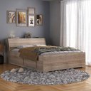 Ver imagem 1 de Cama Baú Queen Size com 4 Gavetas Ilan 1251 Castanho