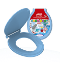 Ver imagem 1 de Assento Tampa para Vaso Sanitário Oval Infantil Especial Dudubaby Perfumado Talco Azul Durín