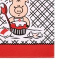Ver imagem 2 de Pano de Copa Kazzavip Estampado Cooking Porquinho 100% Algodão 50CMX65CM Branco Buettner
