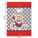 Ver imagem 3 de Pano de Copa Kazzavip Estampado Cooking Porquinho 100% Algodão 50CMX65CM Branco Buettner