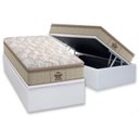 Ver imagem 1 de Cama Box Baú Solteiro: Colchão Espuma Probel D33 / AG65 Guarda Costas Extreme Resistence Pillow Top