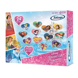 Jogo da Memória Princesas Disney - 24 Peças - Xalingo - 1