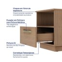 Ver imagem 4 de Mesa Cabeceira 1 Gaveta Araçá CabeCasa MadeiraOriginals