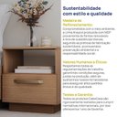 Ver imagem 5 de Mesa Cabeceira 1 Gaveta Araçá CabeCasa MadeiraOriginals