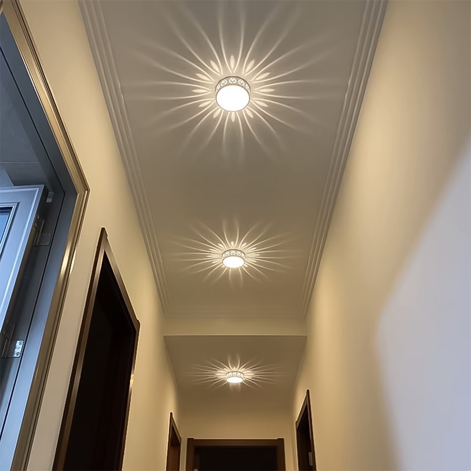 Luminária com Projeção de Sombra, 3w Branco Quente, Lexlight - 3