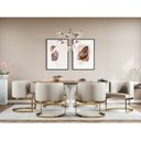 Ver imagem 5 de Kit 2 Poltronas Base Dupla De Metal / Facto Branco