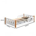 Ver imagem 5 de Cama Infantil com Grade de Proteção Branco com 2 Luminárias