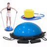 Bola Bosu Grande com Elastico Reabilitaçao Yoga Pilates Fisioterapia Ginastica Alongamento Treino Fi - 1