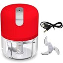 Ver imagem 1 de Mini Processador de Alimentos Elétrico Usb 3 Lâminas 250ml