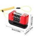 Ver imagem 7 de Trava de Disco Freio Senha 4 Digitos Moto Bike Antifurto Motocicleta Bicicleta Cadeado Proteçao Segu