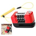 Ver imagem 5 de Trava de Disco Freio Senha 4 Digitos Moto Bike Antifurto Motocicleta Bicicleta Cadeado Proteçao Segu