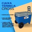 Ver imagem 5 de Caixa Térmica Cooler 54L Rodas Grandes Praia Camping Antares