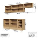 Ver imagem 5 de Cozinha Modulada 6 Peças 4 Aéreos 2 Balcões Nara CabeCasa MadeiraOriginals