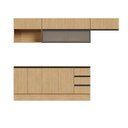 Ver imagem 4 de Cozinha Modulada 6 Peças 4 Aéreos 2 Balcões Nara CabeCasa MadeiraOriginals
