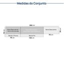 Ver imagem 7 de Cozinha Planejada 6 Peças 4 Aéreos 2 Balcões Nara CabeCasa MadeiraOriginals Marrom/Avena