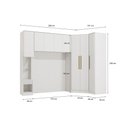 Ver imagem 3 de Quarto Completo Kappesberg Adapt 7 Peças Branco
