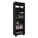 Ver imagem 3 de Livreiro Ambiente Office Preto Trama - Móveis Leão