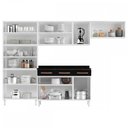 Ver imagem 3 de Cozinha de Aço Completa Mirage New 14 Portas 3 Gavetas Branco/Preto 815471 - Telasul