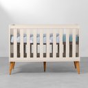 Ver imagem 2 de Berço Mini Cama Theo com Pés Retrô Mel - Areia Abra Cadabra