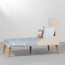 Ver imagem 4 de Berço Mini Cama Theo com Pés Retrô Mel - Areia Abra Cadabra