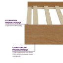 Ver imagem 7 de Treliche Solteiro Aria Casatema MadeiraOriginals Marrom/Nogueira/Branco